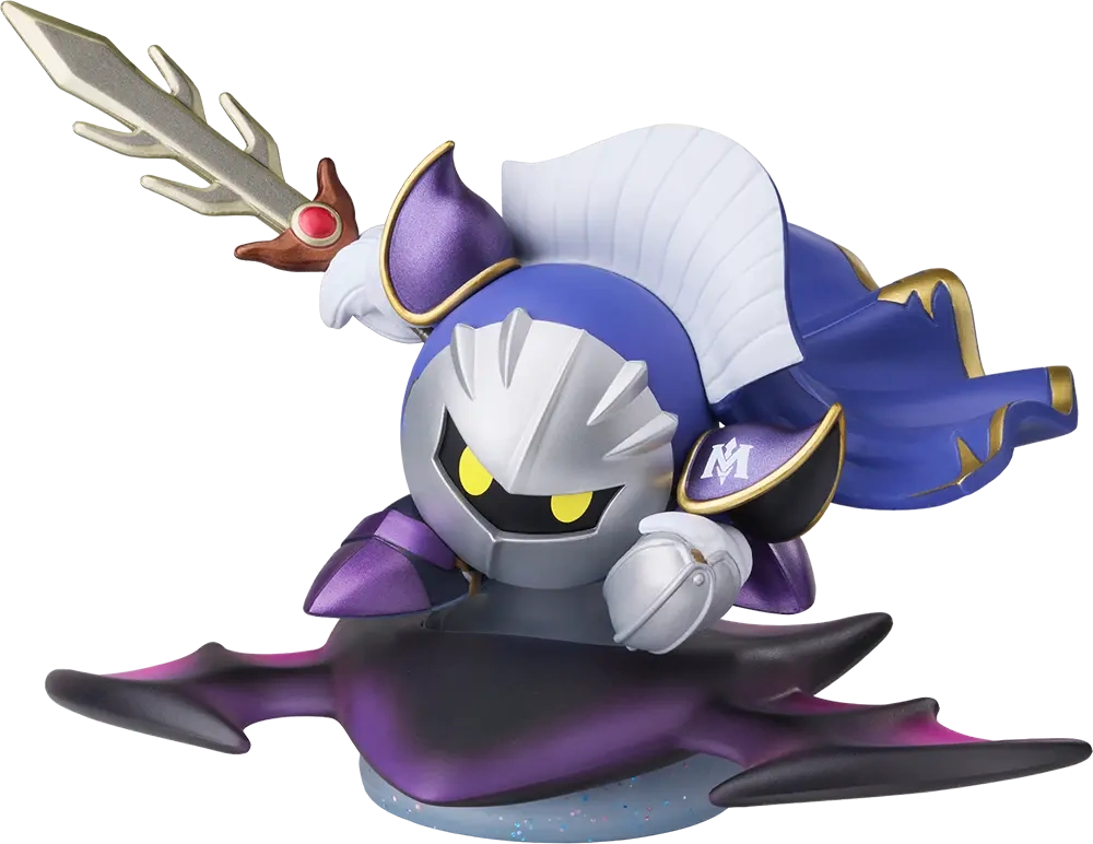 Meta Knight & Shadow Star amiibo figure — Kirby Air Riders series series