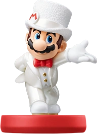 Mario (Wedding Outfit) amiibo figure — Super Mario series series