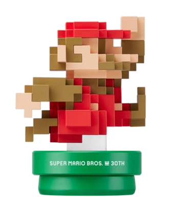 8 Bit Classic Mario amiibo figure — Super Mario Maker series