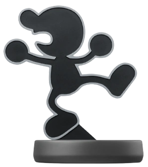 Mr. Game & Watch amiibo figure — Super Smash Bros. series series