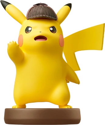 Detective Pikachu amiibo figure — Detective Pikachu series