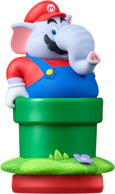 Elephant Mario amiibo figure — Super Mario series series