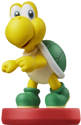 Koopa Troopa amiibo figure — Super Mario series series