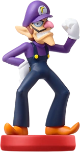 Waluigi amiibo figure — Super Mario series series