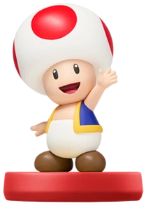 Toad amiibo figure — Super Mario series series