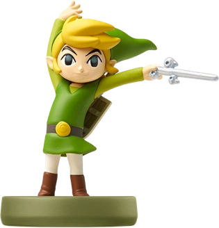Toon Link (The Wind Waker) amiibo figure — The Legend of Zelda series series