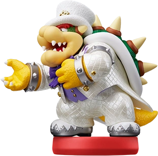 Bowser (Wedding Outfit) amiibo figure — Super Mario series series