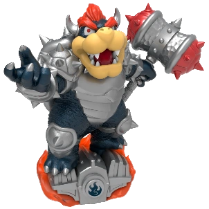 Dark Hammer Slam Bowser amiibo figure — Skylanders: SuperChargers series