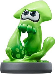 Inkling Squid amiibo figure — Splatoon series series