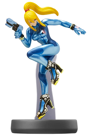 Zero Suit Samus amiibo figure — Super Smash Bros. series series
