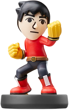Mii Brawler amiibo figure — Super Smash Bros. series series