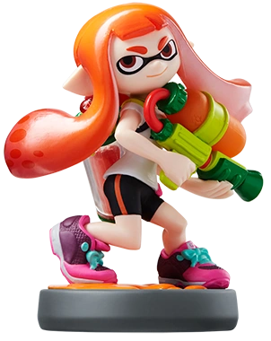 Inkling Girl amiibo figure — Splatoon series series