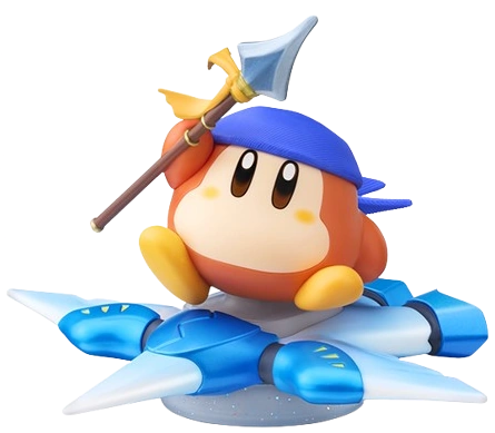 Bandana Waddle Dee & Winged Star amiibo figure — Kirby Air Riders series series