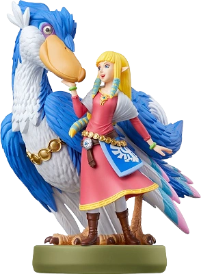 Zelda & Loftwing amiibo figure — The Legend of Zelda series series