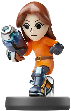 Mii Gunner amiibo figure — Super Smash Bros. series series