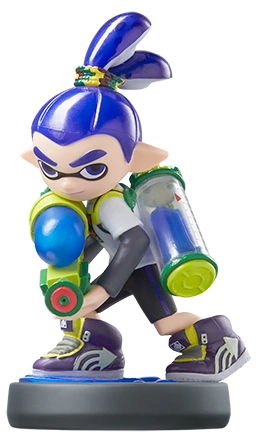 Inkling Boy amiibo figure — Splatoon series series