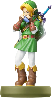 Link (Ocarina Of Time) amiibo figure — The Legend of Zelda series series
