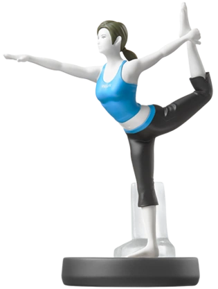 Wii Fit Trainer amiibo figure — Super Smash Bros. series series