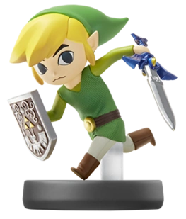 Toon Link amiibo figure — Super Smash Bros. series series