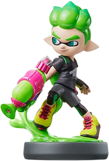 Inkling Boy (Splatoon 2) amiibo figure — Splatoon series series