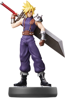 Cloud amiibo figure — Super Smash Bros. series series