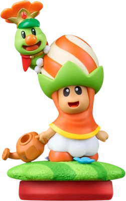 Poplin & Prince Florian amiibo figure — Super Mario series series