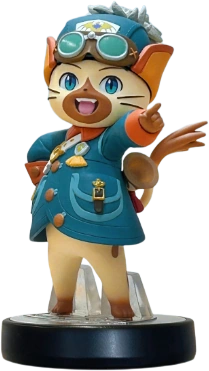 Rudy amiibo figure — Monster Hunter series