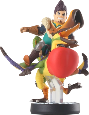 Qurupeco And Dan amiibo figure — Monster Hunter series