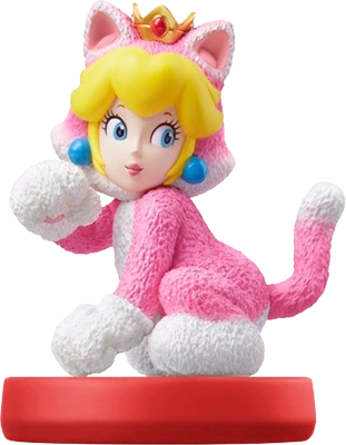 Cat Peach amiibo figure — Super Mario series series