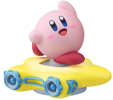 Kirby & Warp Star amiibo figure — Kirby Air Riders series series