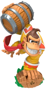 Turbo Charge Donkey Kong amiibo figure — Skylanders: SuperChargers series