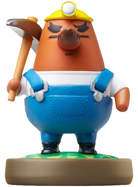Resetti amiibo figure — Animal Crossing series series